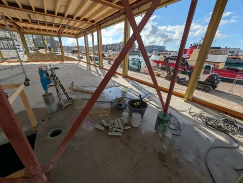 Praktijkbeeld bij Diamantboren in beton: praktische uitleg, keuzes en voorbereiding